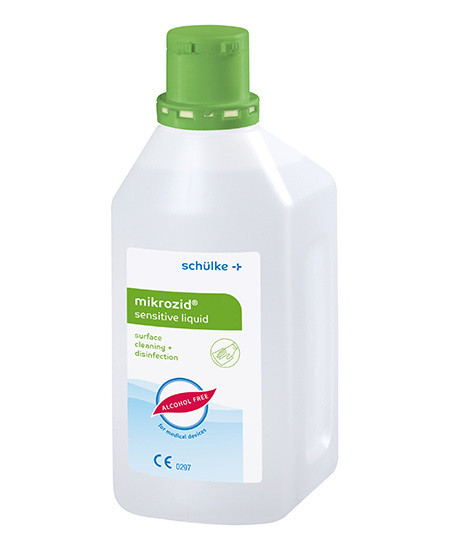 Mikrozid Sensitive Liquid désinfectant sans alcool à vaporiser pour surfaces sensibles 1 litre