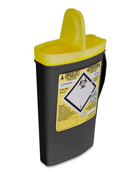 Sharpsafe Entsorgungsbox 0.45 Liter gelb/weiss
