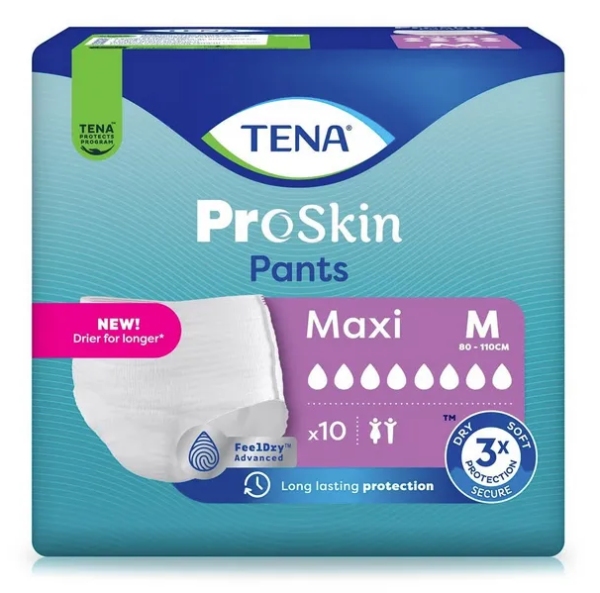Tena Pants Maxi Gr.M (80-110cm) P.à 4x10