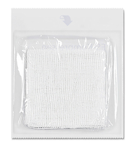 ES-Faltkompresse Typ 17 5x5cm 17-fädig 8-fach ohne RX eingeschlagene Schnittkante steril P.à 50x2