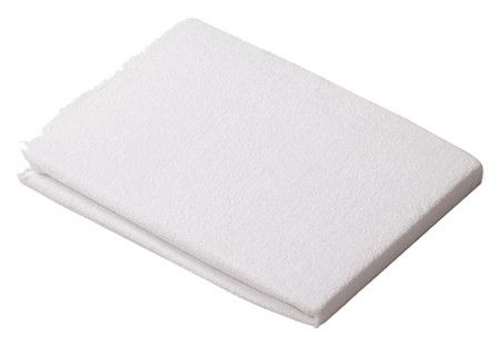 Housse pour lit d'examen en tissu éponge 65x195cm blanc