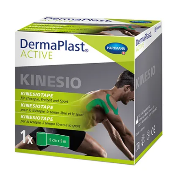 DermaPlast Active Kinesiotape grün 5cmx5m P.à 1 Rl.