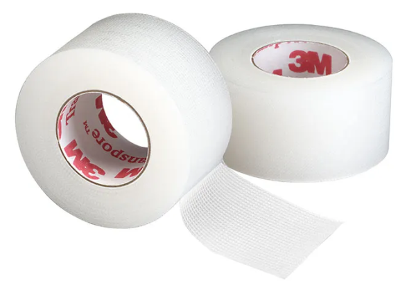 Transpore Fixierpflaster 1.25cmx9.1m transparent perforiert P.à 24