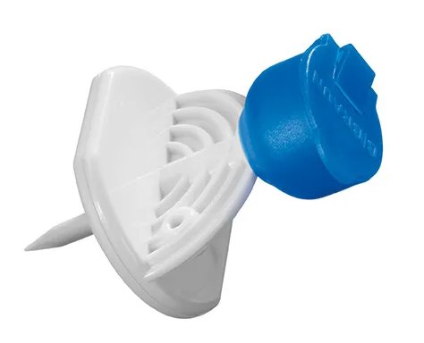 Mini-Spike plus blau mit Partikelfilter P.à 50