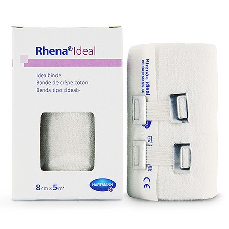 Rhena Ideal Bande Ideal en coton blanc 6cmx5m p.à 1 rl.