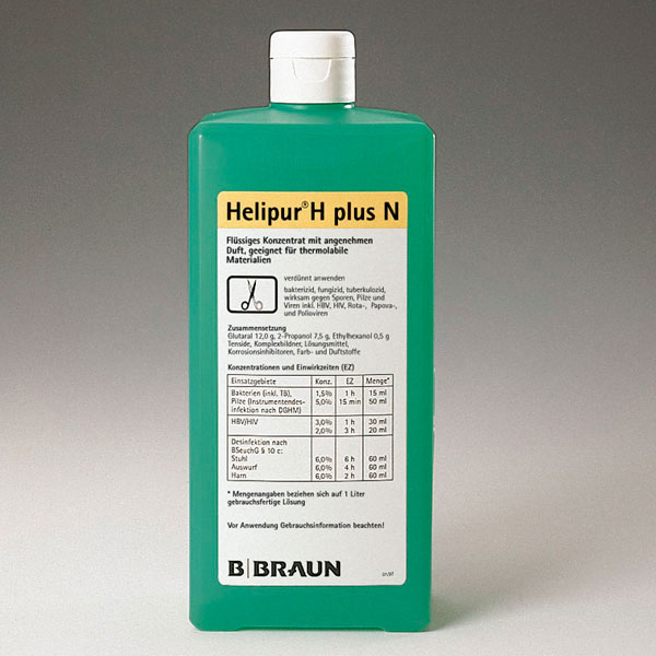 (prix av. taxe-COV incl.) Helipur désinfectant pour instruments (prix avec taxe-COV), 1 litre