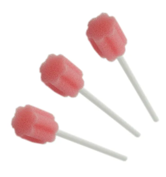 Mundpflegestäbchen Basic pink unbehandelt 11cm P.à 50