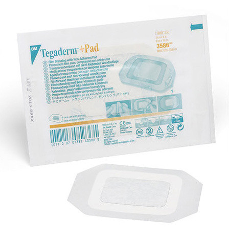 Tegaderm plus Pad Transparentverband 9x10cm Wundauflage 4.5x6cm P.à 5