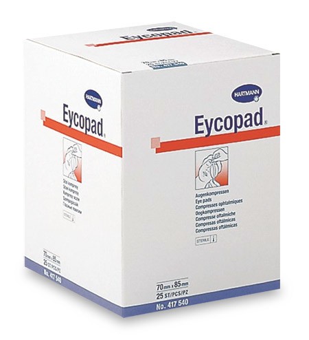 Eycopad Augenkompresse 70x85mm steril, Pack à 25
