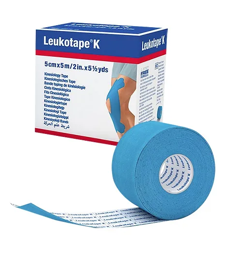 Leukotape K hellblau 5mx5cm Klebebinden P.à 1