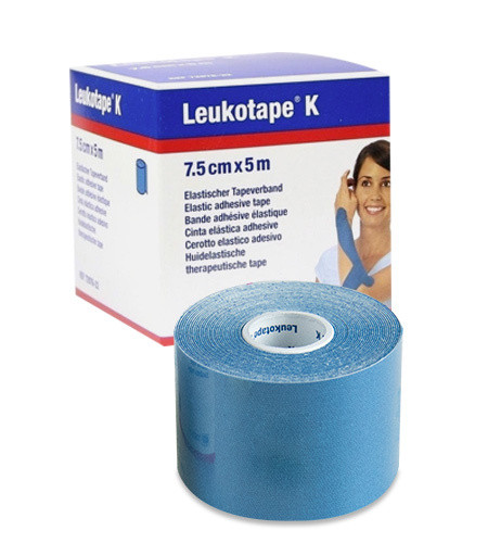 Leukotape K bleu 7.5mx5cm bande adhésive p.à 1