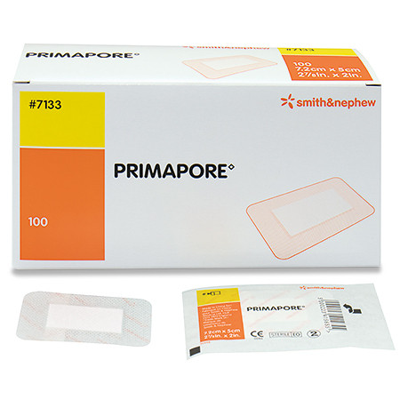 Primapore Wundverband adhesiv 10x20cm Wundauflage 5.3x15.5cm steril P.à 20