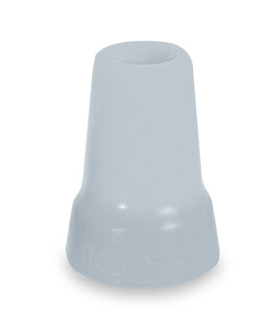 Rebotec Gummipuffer (Saugkapsel) grau ø 19mm zu Unterarmgehstützen für Erwachsene P.à 1