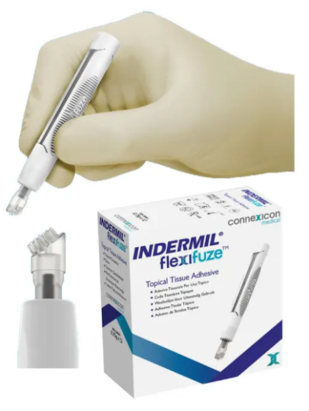 Indermil Flexifuze topischer Gewebekleber 0,75ml mit kanülen Applikator steril P.à 12