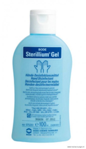 Sterillium Gel 100ml pour désinfection des mains