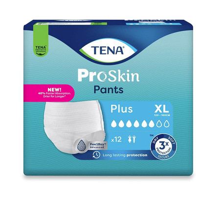 Tena Pants Plus Gr.XL (120-160cm) P.à 12