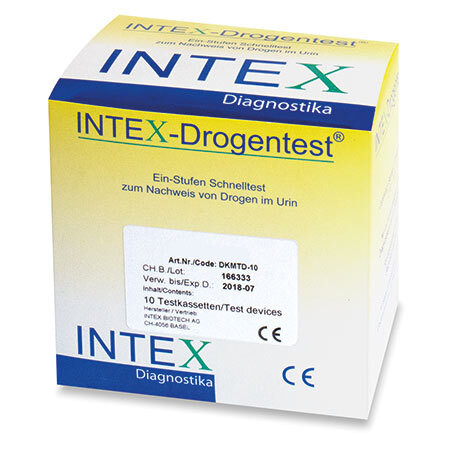 INTEX Drogentest Cocain P.à 10