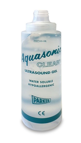 Parker Aquasonic Clear Gel de transmission incolor bouteille applicateur 250ml