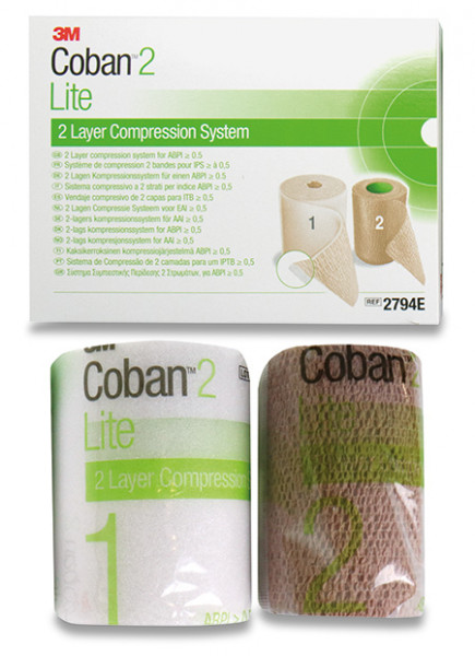 Coban2 Lite Système de compression à 2 couches, compression réduite, p.à 1 kit