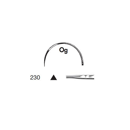 Wundnadel 230 Og Gr.02 P.à 12