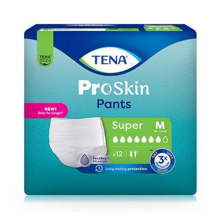 Tena Pants Super Gr.M (80-110cm) P.à 4x12