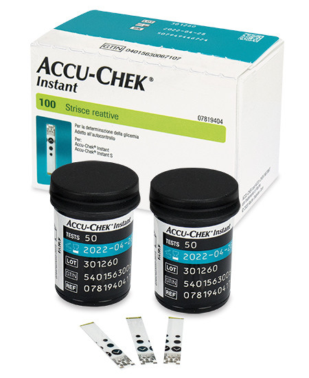 Accu-Chek Instant bandelettes-test glycémie p.à 100