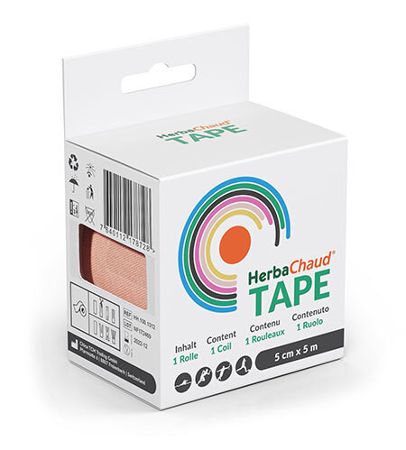 HerbaChaud Kinesiology Tape 5cmx5m beige 1 rl.
