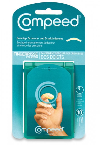 Compeed Gerçures et crevasses extrémités des doigts p.à 10 6x1cm