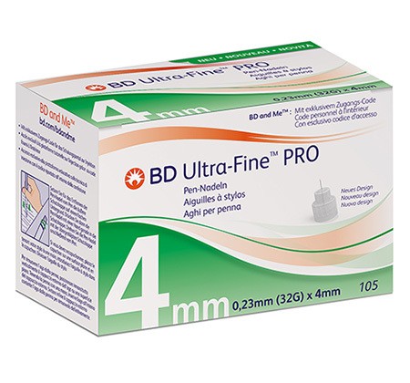 BD ULTRA-Fine PRO Pen-Nadel 32G 0.23x4mm P.à 105