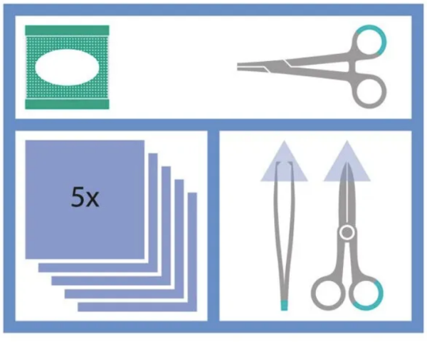 IVF MedSet Set de suture 12 stérile p.à 1