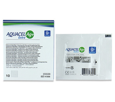 Aquacel Ag+ Extra Kompressen 4x10cm P.à 10