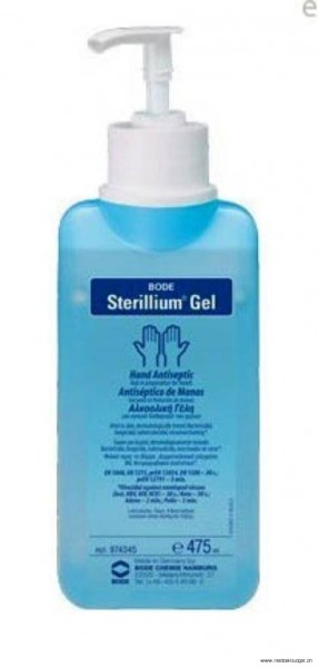Sterillium Gel 475ml, pompe de dosage incl. pour la désinfection de mains