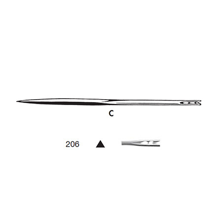Wundnadel 206 C Gr.03 P.à 12