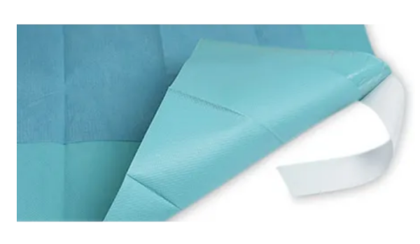 Foliodrape Protect Champ-OP de table 75x90cm avec bande adhésive sur coté longueur stérile p.à 40