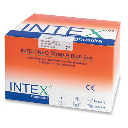 INTEX Neo Strep A Plus p.à 20 tests
