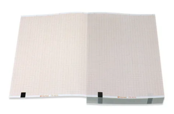 Papier-ECG plié 210mmx84m pour Marquette Max PC p.à 8x300 feuilles
