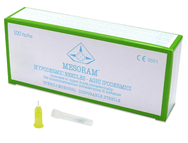 Mesoram Kanülen für Microinjektionen 0.30x4mm 30G P.à 100