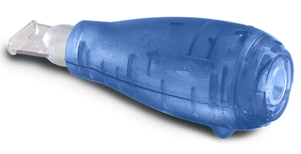 Acapella DM PEP Système vibrant bleu avec embout buccal Expiration inférieure à 15 l/min à usage unique p.à 1