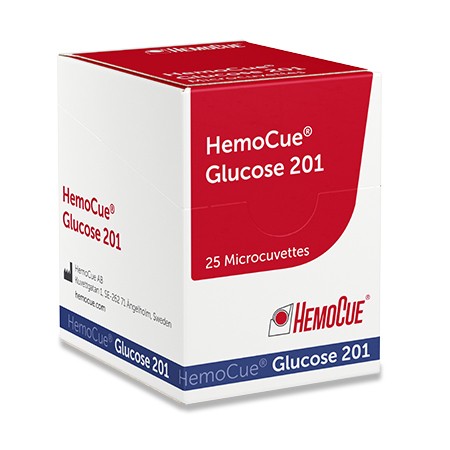 HemoCue "Glucose 201/201+"-Küvetten, einzeln verp. P.à 25