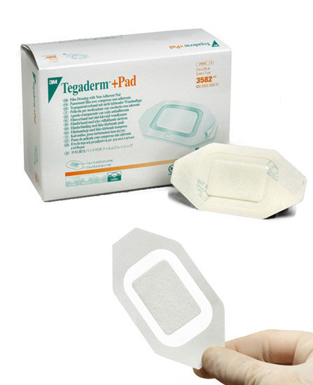 Tegaderm plus Pad Pansement transparent 5x7cm avec compresse de plaie 2.5x4cm p.à 50