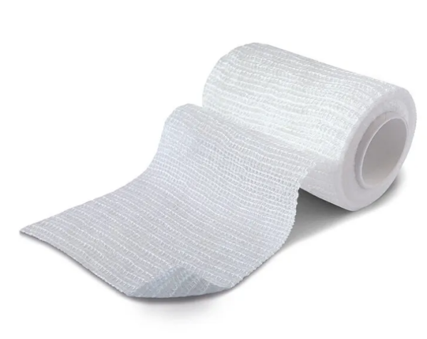 Wero Swiss Lux K-10 Bande de fixation 6cmx4m cohésive en crêpe élastique blanc p.à 10