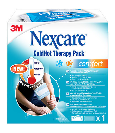 Nexcare ColdHot Therapy Comfort 26x11cm avec indicateur thermique