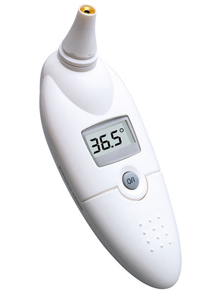 Bosotherm Thermomètre auriculaire, mesures en 1sec incl. 20 embouts de protection