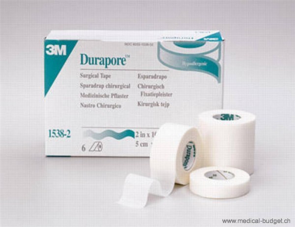 Durapore Sparadrap en soie synthétique 25mmx9,14m p.à 12 rlx