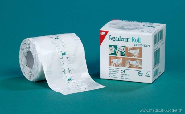 Tegaderm on Roll 2cmx10m, pansement transparent non-stérile, p.à 1 rl.