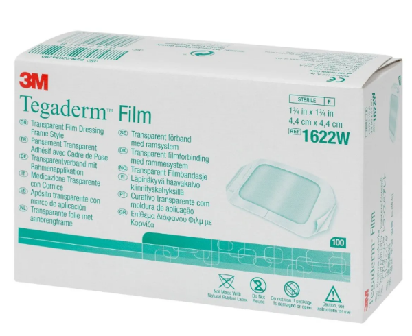 Tegaderm Film 4.4x4.4cm Pansement transparent stérile p.à 100