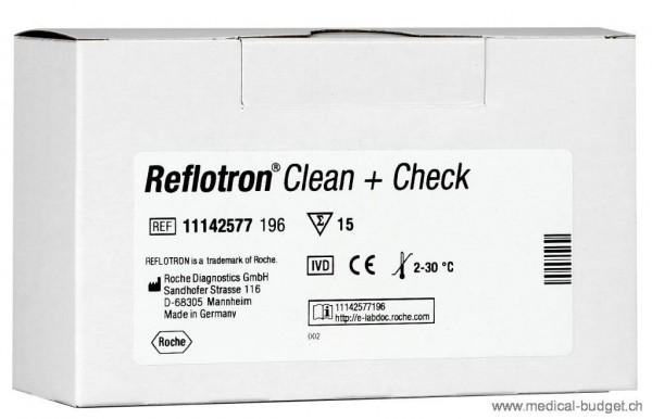 Reflotron Clean + Chek, 15 tests