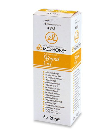 Medihoney Medical Wound Gel antibacterial 20g P.à 5 Stk.