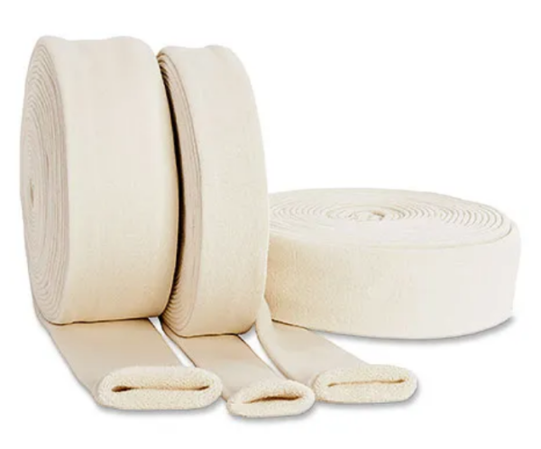 Frottee-Stretch Polsterschlauch 10cmx10m écru P.à 1