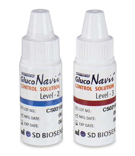 STANDARD GlucoNavii Kontrollösung Level 2+3 P.à 2x2,5ml